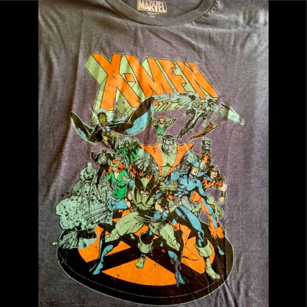 Marvel Comics X-Men Men’s Tshirt Ava 2X New